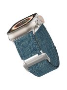 KALEBOL For Apple Watch 10 46mm / Ultra 2 / Ultra 49mm / 9 8 7 45mm / SE (2023) SE (2022) SE 6 5 4 44mm / 3 2 1 42mm Watch Band Nylon Loop Strap - Baby Blue