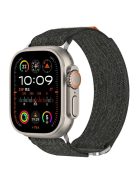 KALEBOL For Apple Watch 10 46mm / Ultra 2 / Ultra 49mm / 9 8 7 45mm / SE (2023) SE (2022) SE 6 5 4 44mm / 3 2 1 42mm Watch Band Nylon Loop Strap - Black