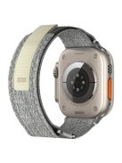 KALEBOL For Apple Watch 10 46mm / Ultra 2 / Ultra 49mm / 9 8 7 45mm / SE (2023) SE (2022) SE 6 5 4 44mm / 3 2 1 42mm Watch Band Nylon Loop Strap - Light Grey