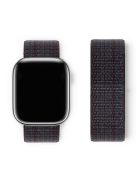 KALEBOL For Apple Watch 10 46mm / Ultra 2 / Ultra 49mm / 9 8 7 45mm / SE (2023) SE (2022) SE 6 5 4 44mm / 3 2 1 42mm Watch Band Nylon Strap - Black+Blue