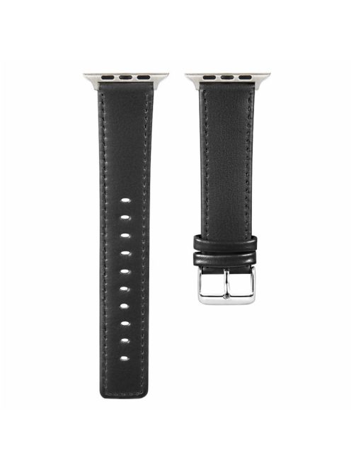 KALEBOL For Apple Watch 10 46mm / Ultra 2 / Ultra 49mm / 9 8 7 45mm / SE (2023) SE (2022) SE 6 5 4 44mm / 3 2 1 42mm Watch Strap Retro Style - Black