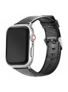 KALEBOL For Apple Watch 10 46mm / Ultra 2 / Ultra 49mm / 9 8 7 45mm / SE (2023) SE (2022) SE 6 5 4 44mm / 3 2 1 42mm Watch Strap Retro Style - Black