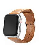 KALEBOL For Apple Watch 10 46mm / Ultra 2 / Ultra 49mm / 9 8 7 45mm / SE (2023) SE (2022) SE 6 5 4 44mm / 3 2 1 42mm Watch Strap Retro Style - Brown