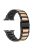 KALEBOL For Apple Watch 10 46mm / Ultra 2 / Ultra 49mm / 9 8 7 45mm / SE (2023) SE (2022) SE 6 5 4 44mm / 3 2 1 42mm Watch Strap Zinc Alloy - Black+Rose Gold