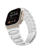 KALEBOL For Apple Watch 10 46mm / Ultra 2 / Ultra 49mm / 9 8 7 45mm / SE (2023) SE (2022) SE 6 5 4 44mm / 3 2 1 42mm Watch Strap Zinc Alloy - Silver