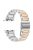 KALEBOL For Apple Watch 10 46mm / Ultra 2 / Ultra 49mm / 9 8 7 45mm / SE (2023) SE (2022) SE 6 5 4 44mm / 3 2 1 42mm Watch Strap Zinc Alloy - Silver+Rose Gold