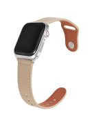 KALEBOL For Apple Watch 10 46mm / Ultra 2 / Ultra 49mm / 9 8 7 45mm / SE (2023) SE (2022) SE 6 5 4 44mm / 3 2 1 42mm Watch Strap, Large Buckle - Apricot