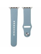 KALEBOL For Apple Watch 10 46mm / Ultra 2 / Ultra 49mm / 9 8 7 45mm / SE (2023) SE (2022) SE 6 5 4 44mm / 3 2 1 42mm Watch Strap, Large Buckle - Blue