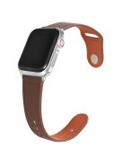 KALEBOL For Apple Watch 10 46mm / Ultra 2 / Ultra 49mm / 9 8 7 45mm / SE (2023) SE (2022) SE 6 5 4 44mm / 3 2 1 42mm Watch Strap, Large Buckle - Coffee