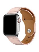 KALEBOL For Apple Watch 10 46mm / Ultra 2 / Ultra 49mm / 9 8 7 45mm / SE (2023) SE (2022) SE 6 5 4 44mm / 3 2 1 42mm Watch Strap, Large Buckle - Pink