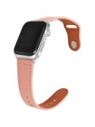 KALEBOL For Apple Watch 10 46mm / Ultra 2 / Ultra 49mm / 9 8 7 45mm / SE (2023) SE (2022) SE 6 5 4 44mm / 3 2 1 42mm Watch Strap, Large Buckle - Pink