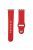 KALEBOL For Apple Watch 10 46mm / Ultra 2 / Ultra 49mm / 9 8 7 45mm / SE (2023) SE (2022) SE 6 5 4 44mm / 3 2 1 42mm Watch Strap, Large Buckle - Red