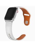 KALEBOL For Apple Watch 10 46mm / Ultra 2 / Ultra 49mm / 9 8 7 45mm / SE (2023) SE (2022) SE 6 5 4 44mm / 3 2 1 42mm Watch Strap, Large Buckle - White