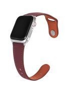 KALEBOL For Apple Watch 10 46mm / Ultra 2 / Ultra 49mm / 9 8 7 45mm / SE (2023) SE (2022) SE 6 5 4 44mm / 3 2 1 42mm Watch Strap, Large Buckle - Wine Red