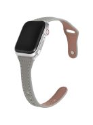 KALEBOL For Apple Watch 10 46mm / Ultra 2 / Ultra 49mm / 9 8 7 45mm / SE (2023) SE (2022) SE 6 5 4 44mm / 3 2 1 42mm Watch Strap, Small Buckle - Grey