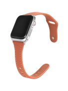 KALEBOL For Apple Watch 10 46mm / Ultra 2 / Ultra 49mm / 9 8 7 45mm / SE (2023) SE (2022) SE 6 5 4 44mm / 3 2 1 42mm Watch Strap, Small Buckle - Orange