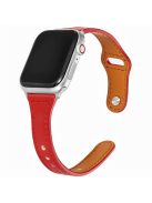 KALEBOL For Apple Watch 10 46mm / Ultra 2 / Ultra 49mm / 9 8 7 45mm / SE (2023) SE (2022) SE 6 5 4 44mm / 3 2 1 42mm Watch Strap, Small Buckle - Red