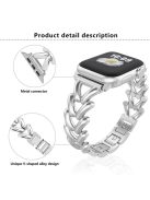 KALEBOL For Apple Watch 10 46mm / Ultra 2 / Ultra 49mm / 9 8 7 45mm / SE (2023) SE (2022) SE 6 5 4 44mm / 3 2 1 42mm Zinc Alloy Band V-Shape - Black