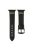 KALEBOL For Apple Watch Series 10 42mm / 9 8 7 41mm / SE (2023) SE (2022) SE 6 5 4 40mm / 3 2 1 38mm Cross-Stitch Leather Watch Strap - Black