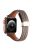 KALEBOL For Apple Watch Series 10 42mm / 9 8 7 41mm / SE (2023) SE (2022) SE 6 5 4 40mm / 3 2 1 38mm Genuine Leather Watch Strap - Grey Brown