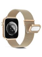 KALEBOL For Apple Watch Series 10 42mm / 9 8 7 41mm / SE (2023) SE (2022) SE 6 5 4 40mm / 3 2 1 38mm Milanese Mesh Strap Magnetic Watch Band - Rose Gold