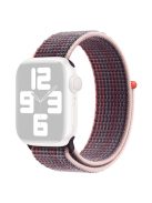 KALEBOL For Apple Watch Series 10 42mm / 9 8 7 41mm / SE (2023) SE (2022) SE 6 5 4 40mm / 3 2 1 38mm Nylon Loop Watch Band - Berry Purple