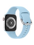 KALEBOL For Apple Watch Series 10 42mm / 9 8 7 41mm / SE (2023) SE (2022) SE 6 5 4 40mm / 3 2 1 38mm Silicone Watch Strap - Baby Blue