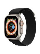 KALEBOL For Apple Watch Series 10 42mm / 9 8 7 41mm / SE (2023) SE (2022) SE 6 5 4 40mm / 3 2 1 38mm Watch Strap Nylon Loop Band - Black