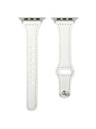 KALEBOL For Apple Watch Series 10 42mm / 9 8 7 41mm / SE (2023) SE (2022) SE 6 5 4 40mm / 3 2 1 38mm Watch Strap, Small Buckle - White