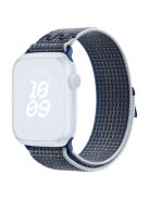 KALEBOL For Apple Watch Series 10 42mm / 9 8 7 41mm / SE (2023) SE (2022) SE 6 5 4 40mm / 3 2 1 38mm Watchband Nylon Strap - Blue