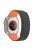 KALEBOL For Apple Watch Series 9 8 7 41mm  /  SE (2023) SE (2022) SE 6 5 4 40mm  /  3 2 1 38mm Watch Strap Magnetic Silicone Band - Black  /  Orange