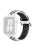 KALEBOL For Apple Watch Series 9 8 7 41mm / 6 5 4 SE (2023) SE (2022) SE 40mm / 3 2 1 38mm Soft Silicone Band - White+Black