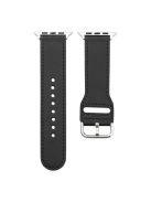 KALEBOL KALEBOL For Apple Watch Series 9 8 7 41mm / 6 5 4 SE (2023) SE (2022) SE 40mm / 3 2 1 38mm Smart Watch Band PU Leather Wrist Strap - Black