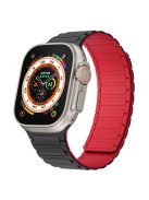 KALEBOL KLB-CXGJ-001 For Apple Watch 10 46mm / Ultra 2 / Ultra 49mm / 9 8 7 45mm / SE (2023) SE (2022) SE 6 5 4 44mm / 3 2 1 42mm Strap - Black / Red