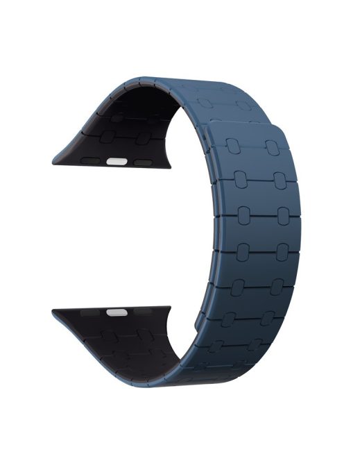 KALEBOL KLB-CXGJ-002 For Apple Watch 10 46mm / Ultra 2 / Ultra 49mm / 9 8 7 45mm / SE (2023) SE (2022) SE 6 5 4 44mm / 3 2 1 42mm Silicone Band - Blue+Midnight