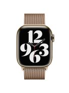 KALEBOL KLB-ML-001 For Apple Watch Series 10 46mm / Ultra 2 Ultra 49mm /  Series 9 8 7 45mm / 6 5 4 SE (2023) SE (2022) SE 44mm / 3 2 1 42mm Watch Strap - Retro Gold