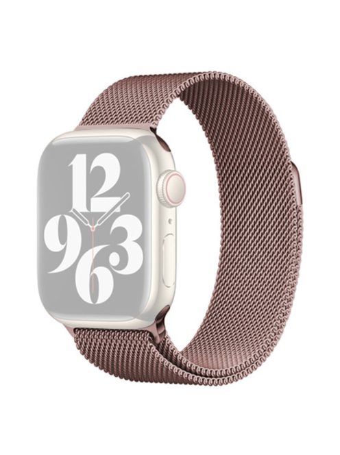 KALEBOL KLB-ML-001 For Apple Watch Series 10 46mm / Ultra 2 Ultra 49mm /  Series 9 8 7 45mm / 6 5 4 SE (2023) SE (2022) SE 44mm / 3 2 1 42mm Watch Strap - Rose Gold