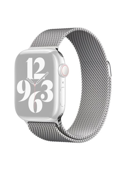 KALEBOL KLB-ML-001 For Apple Watch Series 10 46mm / Ultra 2 Ultra 49mm /  Series 9 8 7 45mm / 6 5 4 SE (2023) SE (2022) SE 44mm / 3 2 1 42mm Watch Strap - Silver