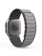 KALEBOL KLB-SSCXGJ-001 Strap for Apple Watch Series 10 42mm / 9 8 7 41mm / SE (2023) SE (2022) SE 6 5 4 40mm / 3 2 1 38mm Magnetic Silicone Band - Grey