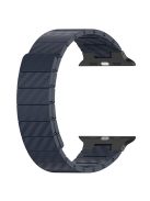 KALEBOL KLB-XWCX-001 For Apple Watch 10 46mm / Ultra 2 / Ultra 49mm / 9 8 7 45mm / SE (2023) SE (2022) SE 6 5 4 44mm / 3 2 1 42mm Magnetic PC Wristband - Midnight Blue