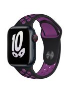 KALEBOL S / M For Apple Watch 10 46mm / Ultra 2 / Ultra 49mm / 9 8 7 45mm / SE (2023) SE (2022) SE 6 5 4 44mm / 3 2 1 42mm Strap - Black+Purple