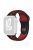 KALEBOL S / M For Apple Watch 10 46mm / Ultra 2 / Ultra 49mm / 9 8 7 45mm / SE (2023) SE (2022) SE 6 5 4 44mm / 3 2 1 42mm Strap - Black+Red