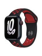 KALEBOL S / M For Apple Watch 10 46mm / Ultra 2 / Ultra 49mm / 9 8 7 45mm / SE (2023) SE (2022) SE 6 5 4 44mm / 3 2 1 42mm Strap - Black+Red