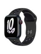 KALEBOL S / M For Apple Watch 10 46mm / Ultra 2 / Ultra 49mm / 9 8 7 45mm / SE (2023) SE (2022) SE 6 5 4 44mm / 3 2 1 42mm Strap - Coal Black+Black