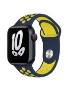 KALEBOL S / M For Apple Watch 10 46mm / Ultra 2 / Ultra 49mm / 9 8 7 45mm / SE (2023) SE (2022) SE 6 5 4 44mm / 3 2 1 42mm Strap - Dark Blue+Yellow