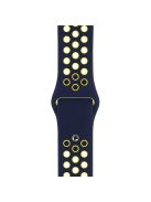 KALEBOL S / M For Apple Watch 10 46mm / Ultra 2 / Ultra 49mm / 9 8 7 45mm / SE (2023) SE (2022) SE 6 5 4 44mm / 3 2 1 42mm Strap - Dark Blue+Yellow