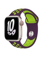 KALEBOL S / M For Apple Watch 10 46mm / Ultra 2 / Ultra 49mm / 9 8 7 45mm / SE (2023) SE (2022) SE 6 5 4 44mm / 3 2 1 42mm Strap - Dark Purple+Green