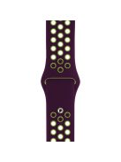 KALEBOL S / M For Apple Watch 10 46mm / Ultra 2 / Ultra 49mm / 9 8 7 45mm / SE (2023) SE (2022) SE 6 5 4 44mm / 3 2 1 42mm Strap - Dark Purple+Green