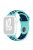 KALEBOL S / M For Apple Watch 10 46mm / Ultra 2 / Ultra 49mm / 9 8 7 45mm / SE (2023) SE (2022) SE 6 5 4 44mm / 3 2 1 42mm Strap - Gem Green+Midnight Blue