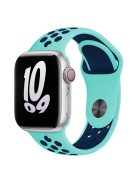 KALEBOL S / M For Apple Watch 10 46mm / Ultra 2 / Ultra 49mm / 9 8 7 45mm / SE (2023) SE (2022) SE 6 5 4 44mm / 3 2 1 42mm Strap - Gem Green+Midnight Blue